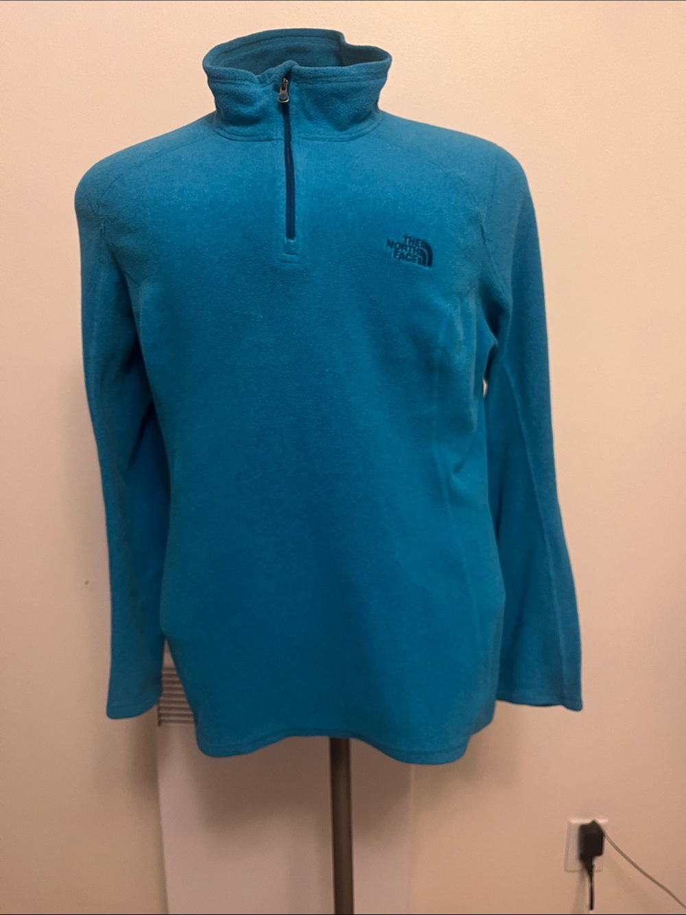 The North Face Women's Teal Quarter-Zip Fleece Pullover